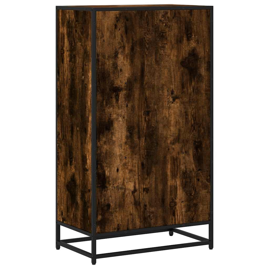 Bokhylle røkt eik 60x35x107,5 cm konstruert tre