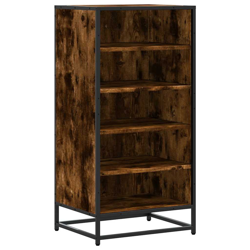 Skohylle røkt eik 48x38x97,5 cm konstruert tre
