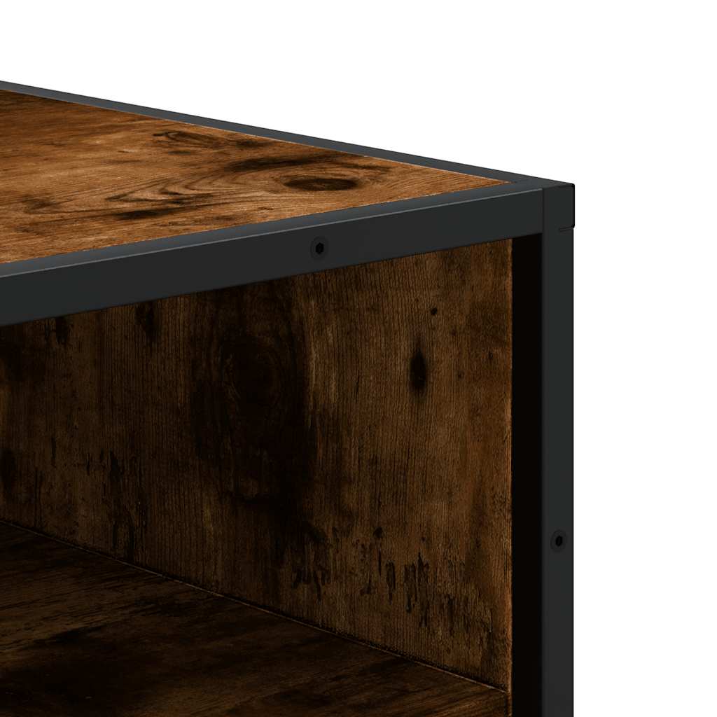 Skohylle røkt eik 48x38x97,5 cm konstruert tre