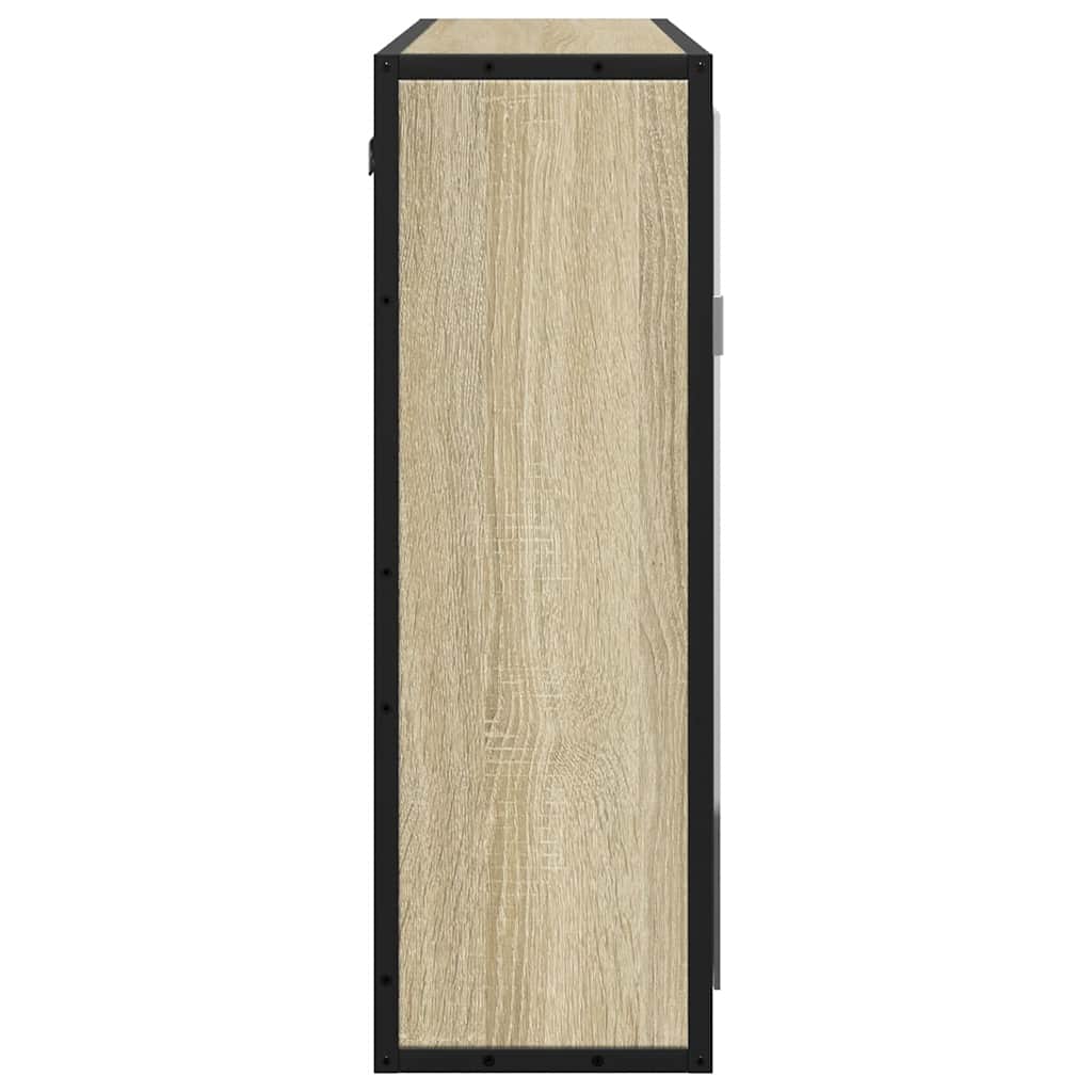 Baderomsspeilskap Sonoma eik 65x20x60 cm konstruert tre