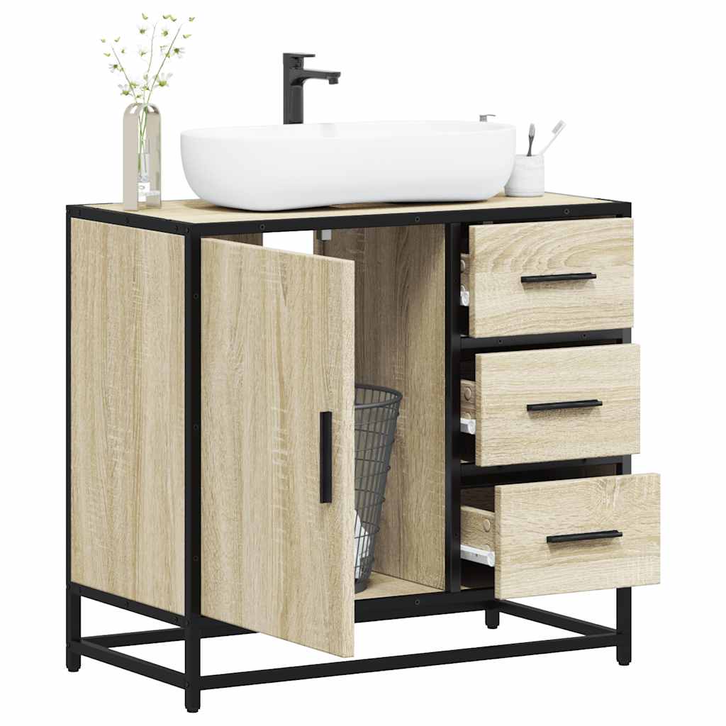 Servantskap sonoma eik 65x33x60 cm konstruert tre