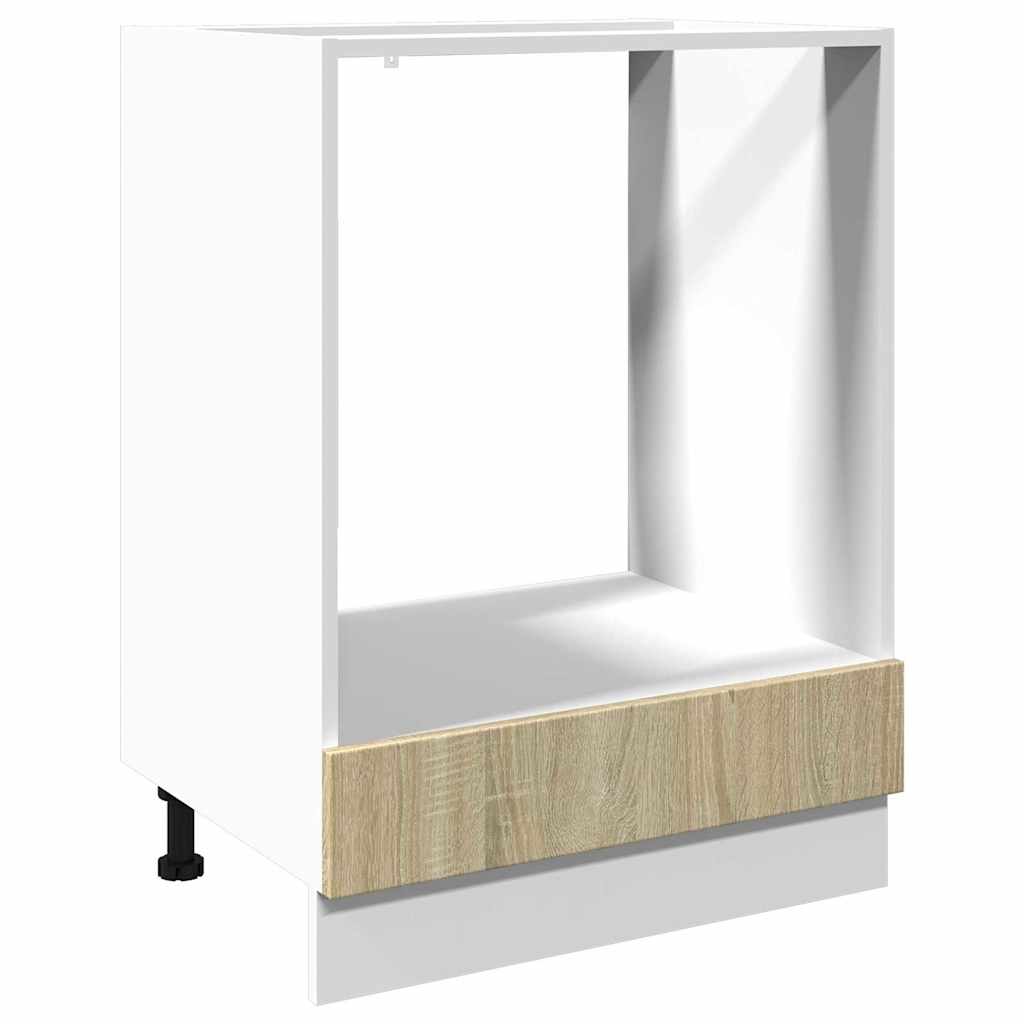 Ovnskap sonoma eik 60x46x81,5 cm sponplate
