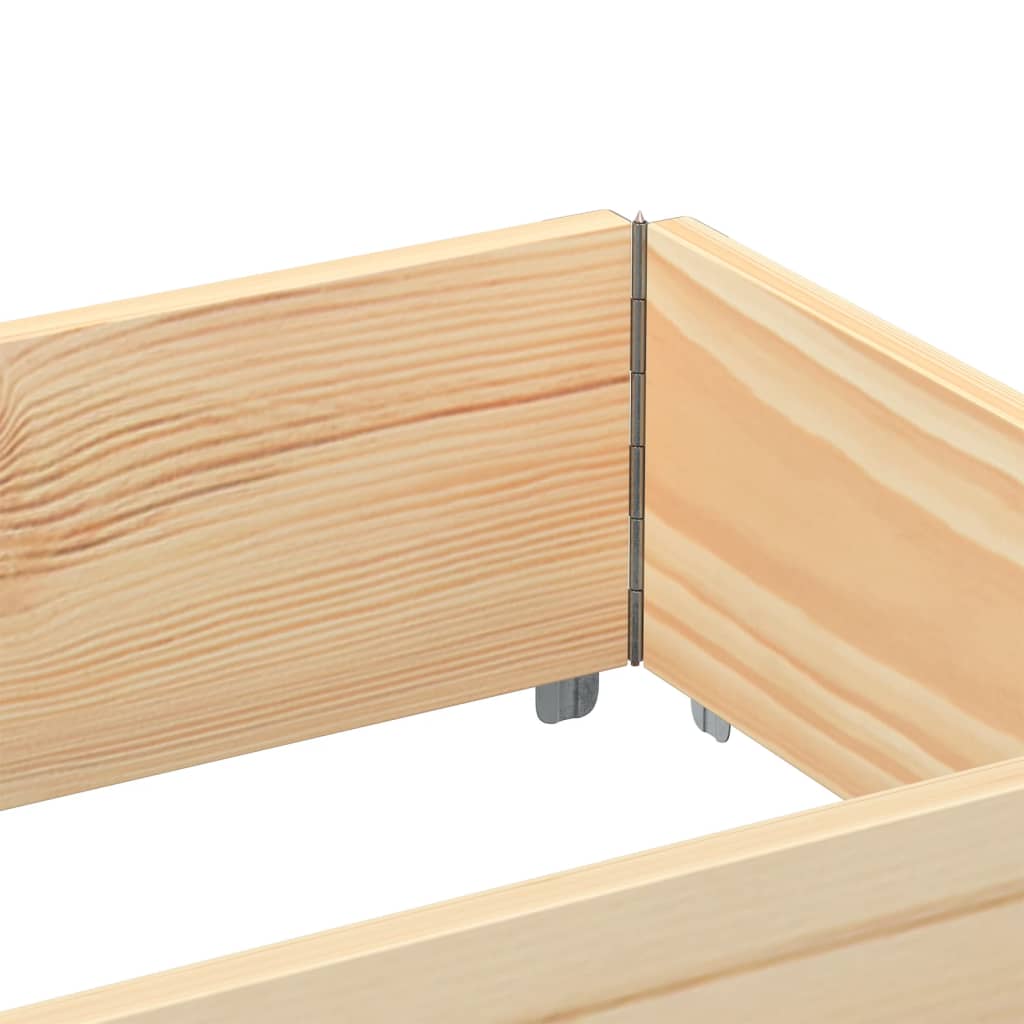 Pallekarmer 3 stk 150x50 cm heltre furu