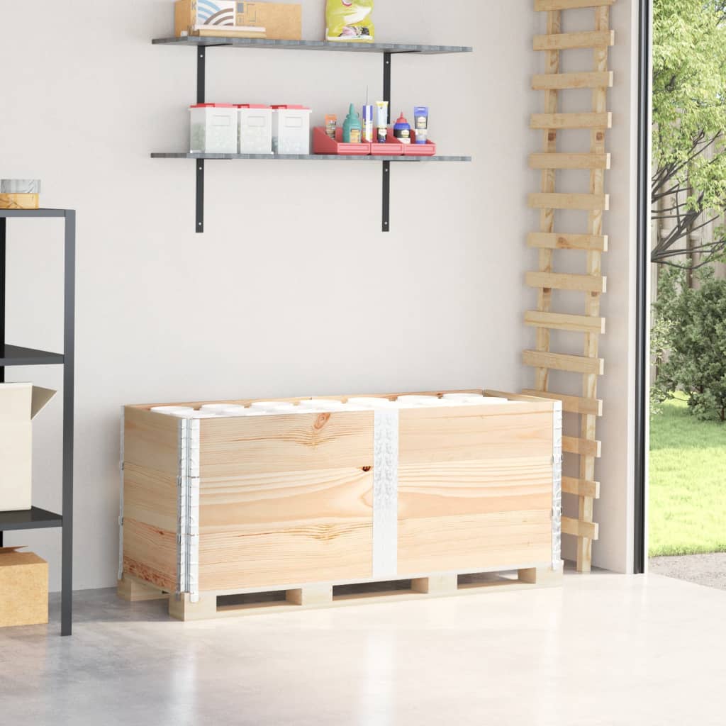 Pallekarmer 3 stk 150x50 cm heltre furu