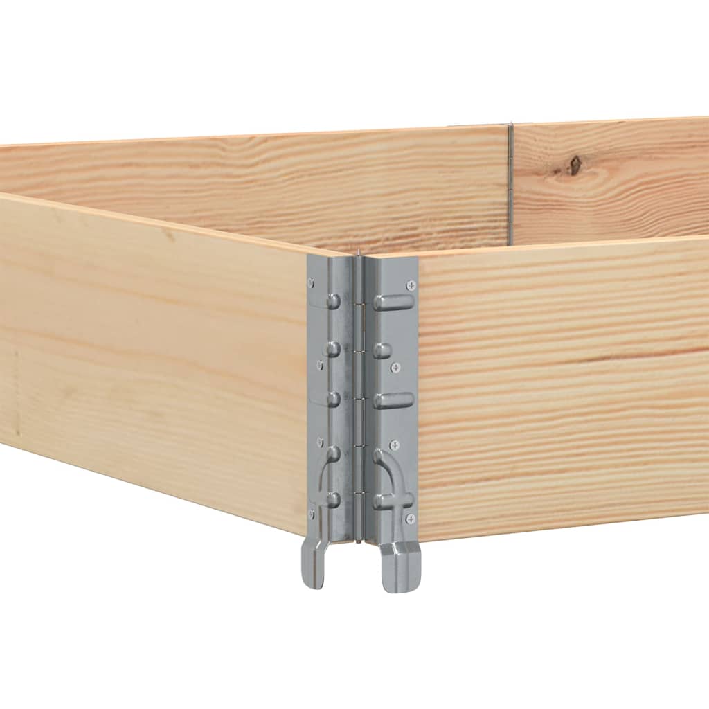 Pallekarmer 3 stk 150x100 cm heltre furu vidaXL