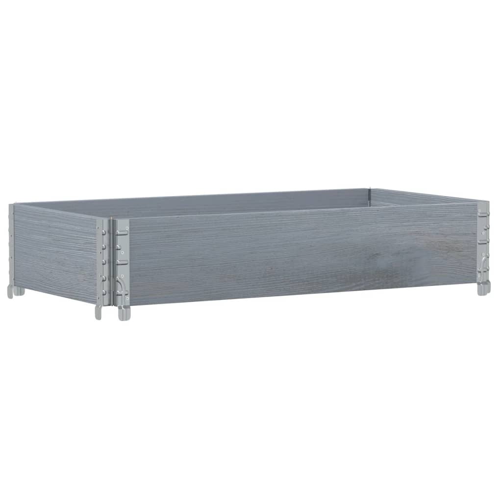 Hageplantekasse grå 100x50 cm heltre furu