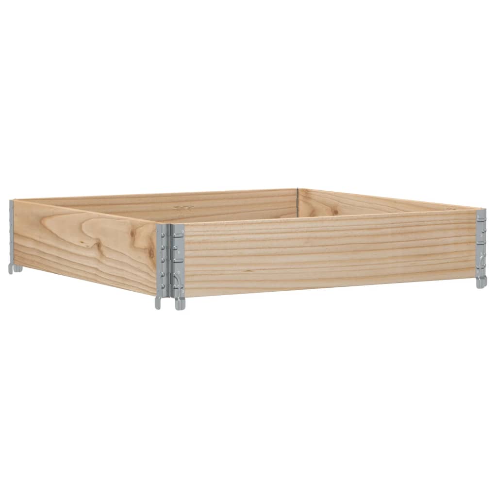 Plantekasse 100x100 cm heltre furu vidaXL