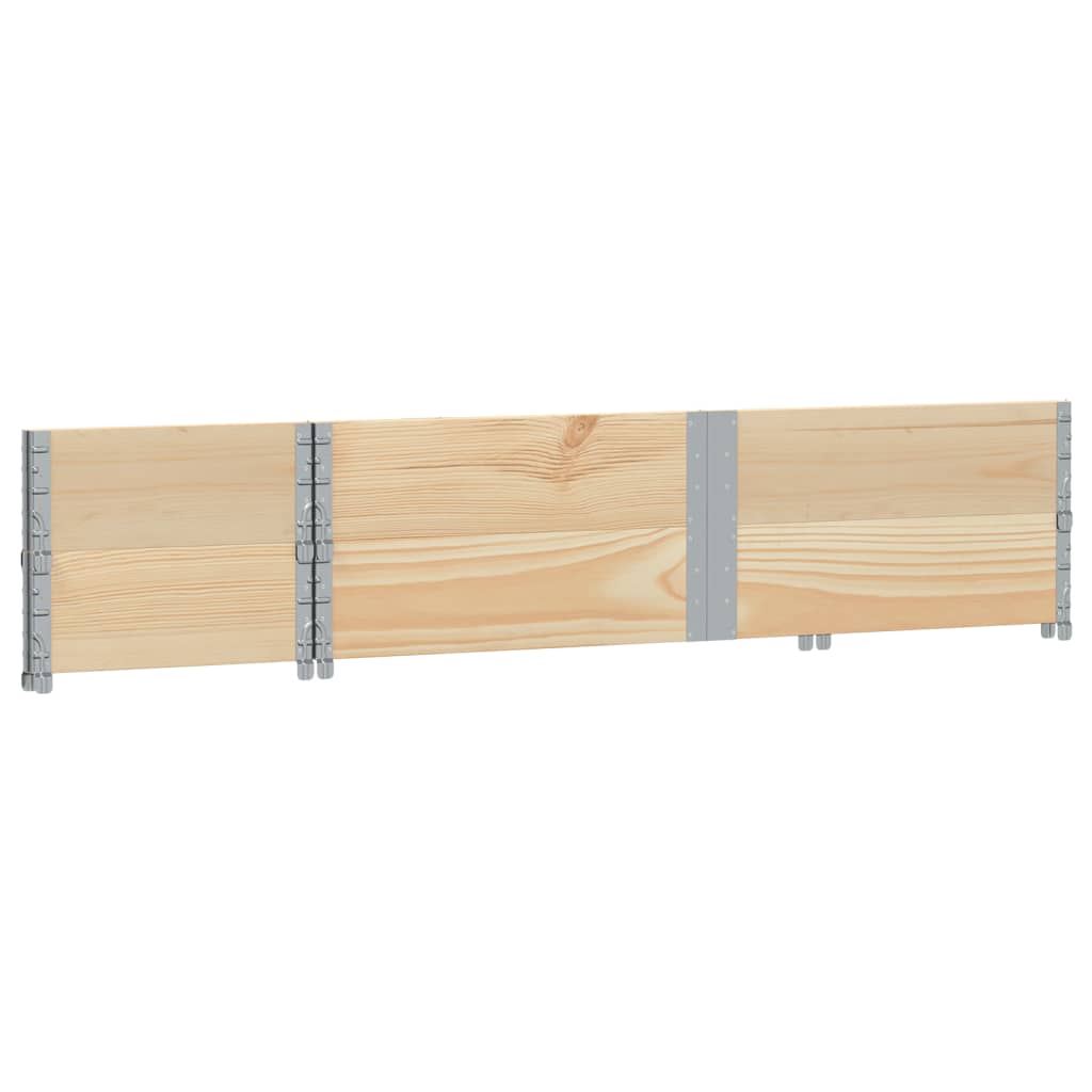Plantekasse 150x50 cm heltre furu vidaXL