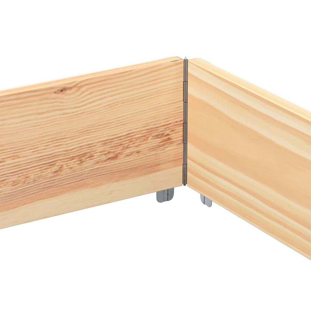 Plantekasse 150x100 cm heltre furu vidaXL