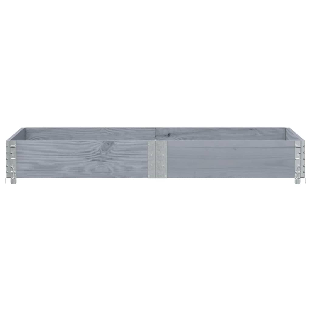 Hageplantekasse grå 150x100 cm heltre furu