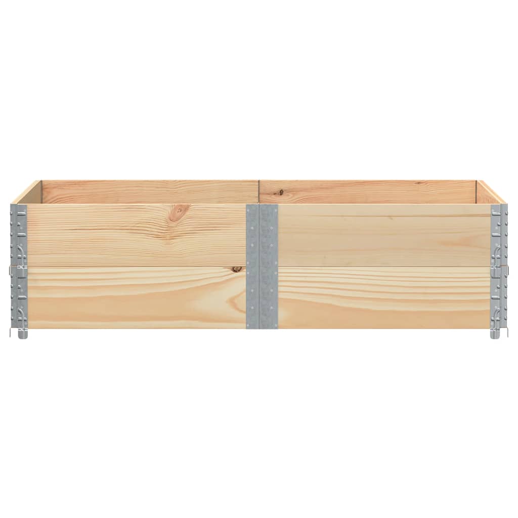 Plantekasse 150x100 cm heltre furu vidaXL