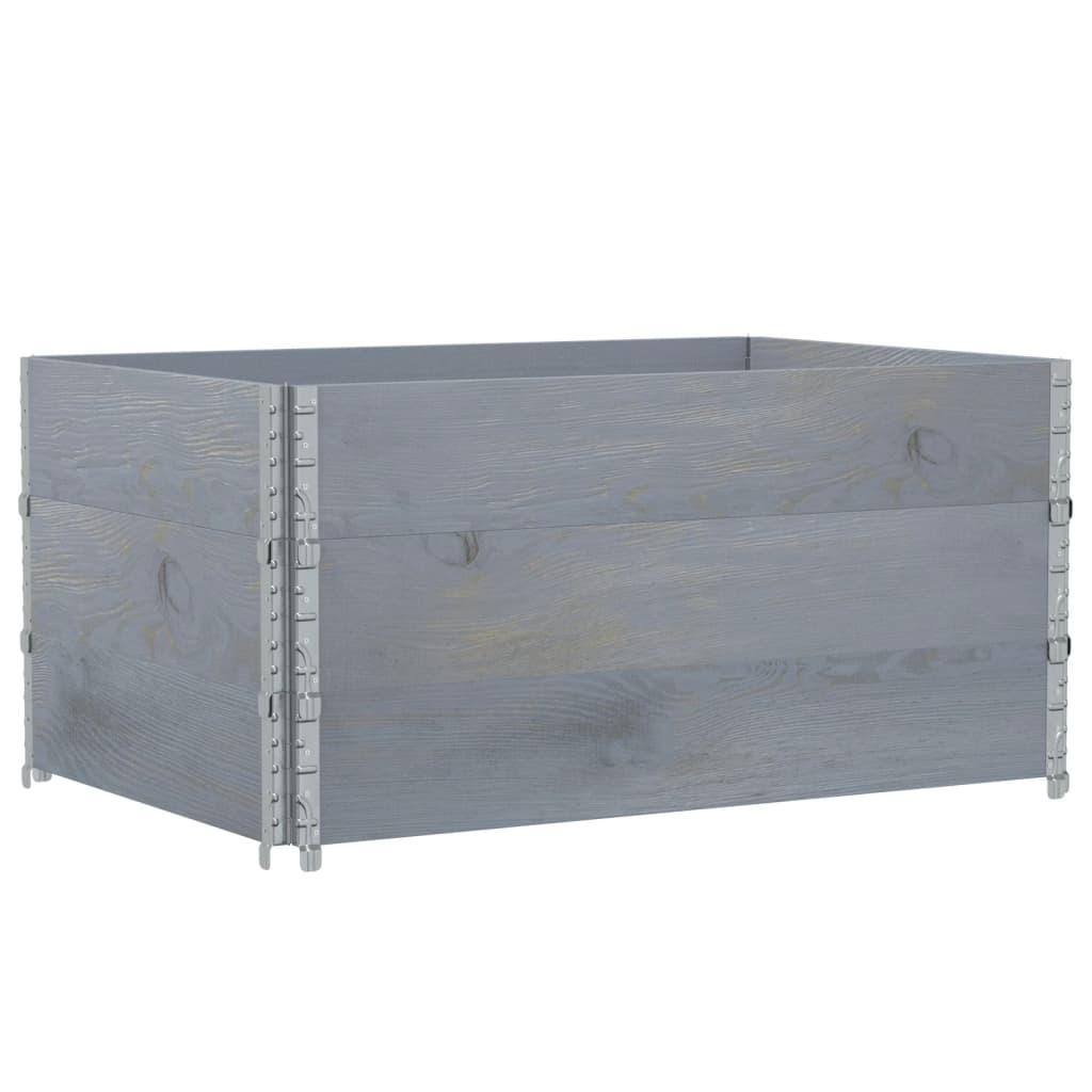 Plantekasse grå 120x80 cm heltre furu