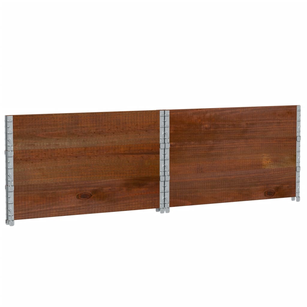 Plantekasse brun 100x100 cm heltre furu