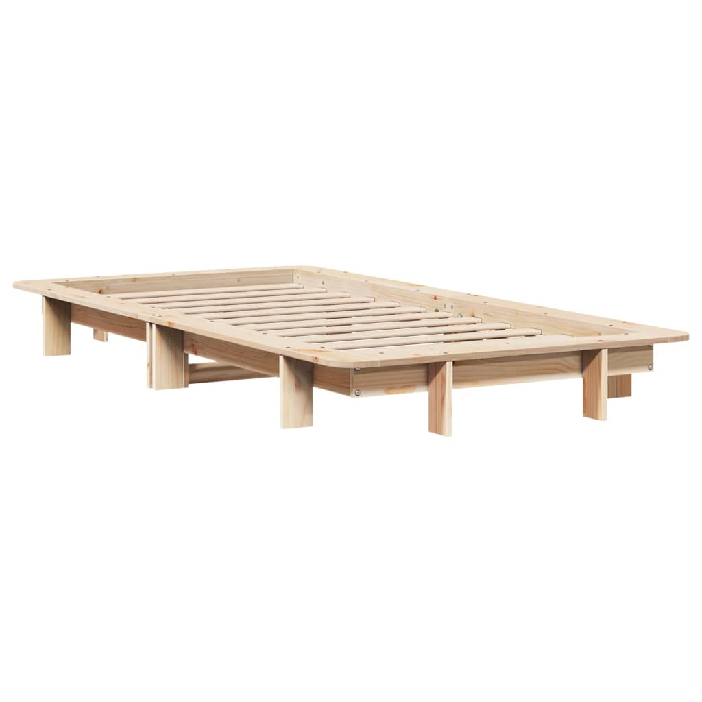 Sengeramme uten madrass 75x190 cm heltre furu