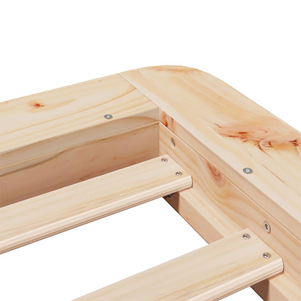 Sengeramme uten madrass 75x190 cm heltre furu