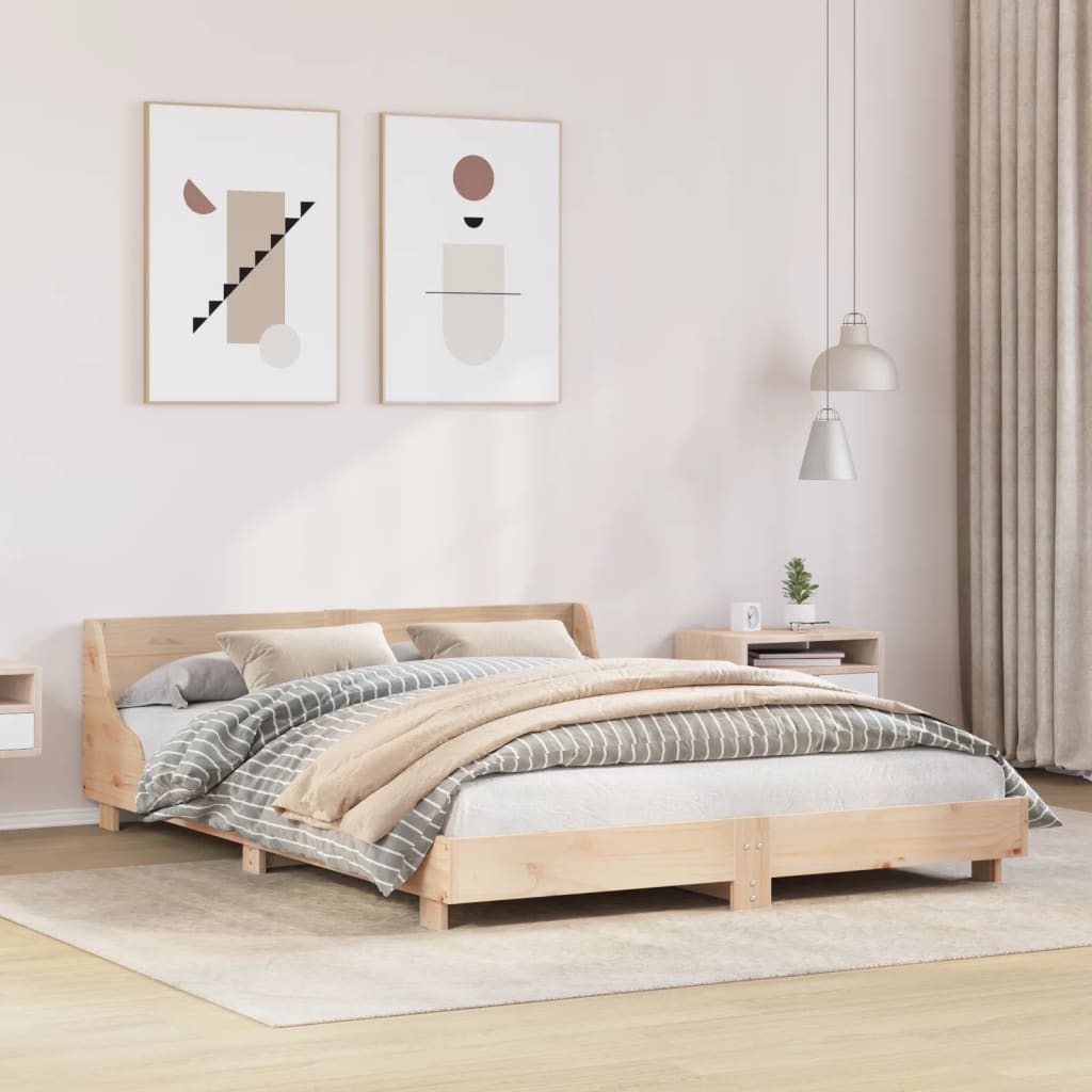 Sengeramme uten madrass 140x190 cm heltre furu