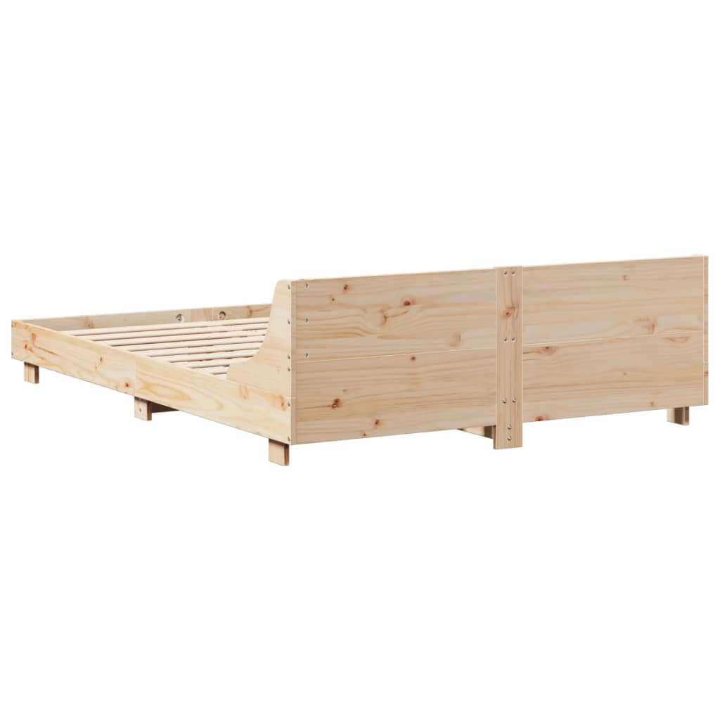 Sengeramme uten madrass 140x190 cm heltre furu