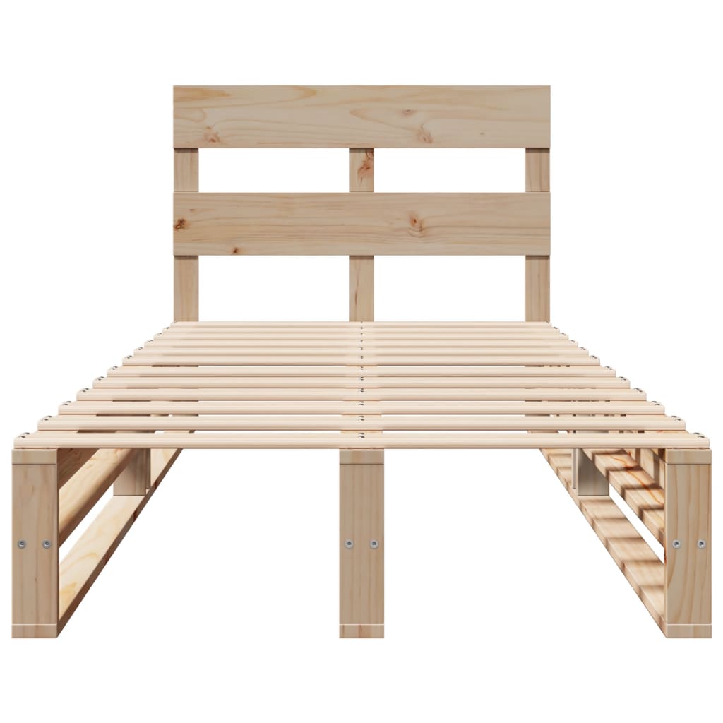 Sengeramme uten madrass 75x190 cm heltre furu