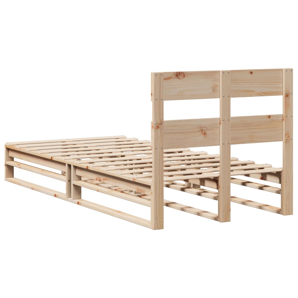 Sengeramme uten madrass 75x190 cm heltre furu