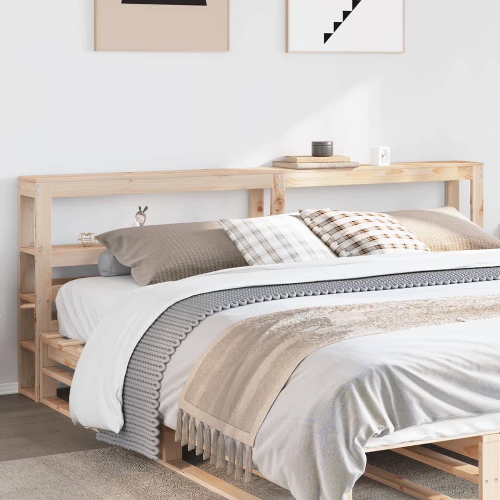 Hodegavl med hylle 200 cm heltre furu