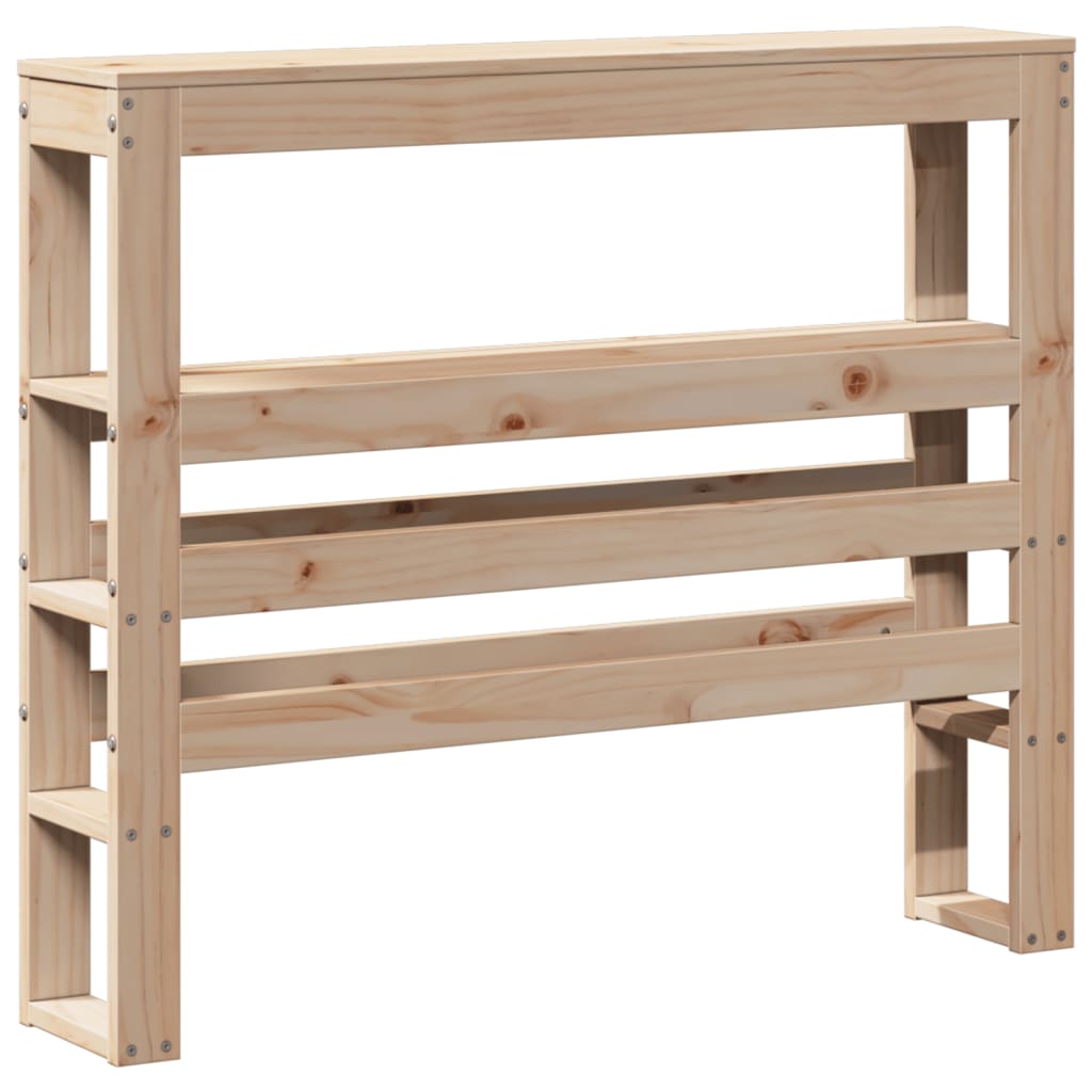 Hodegavl med hyller 100 cm heltre furu
