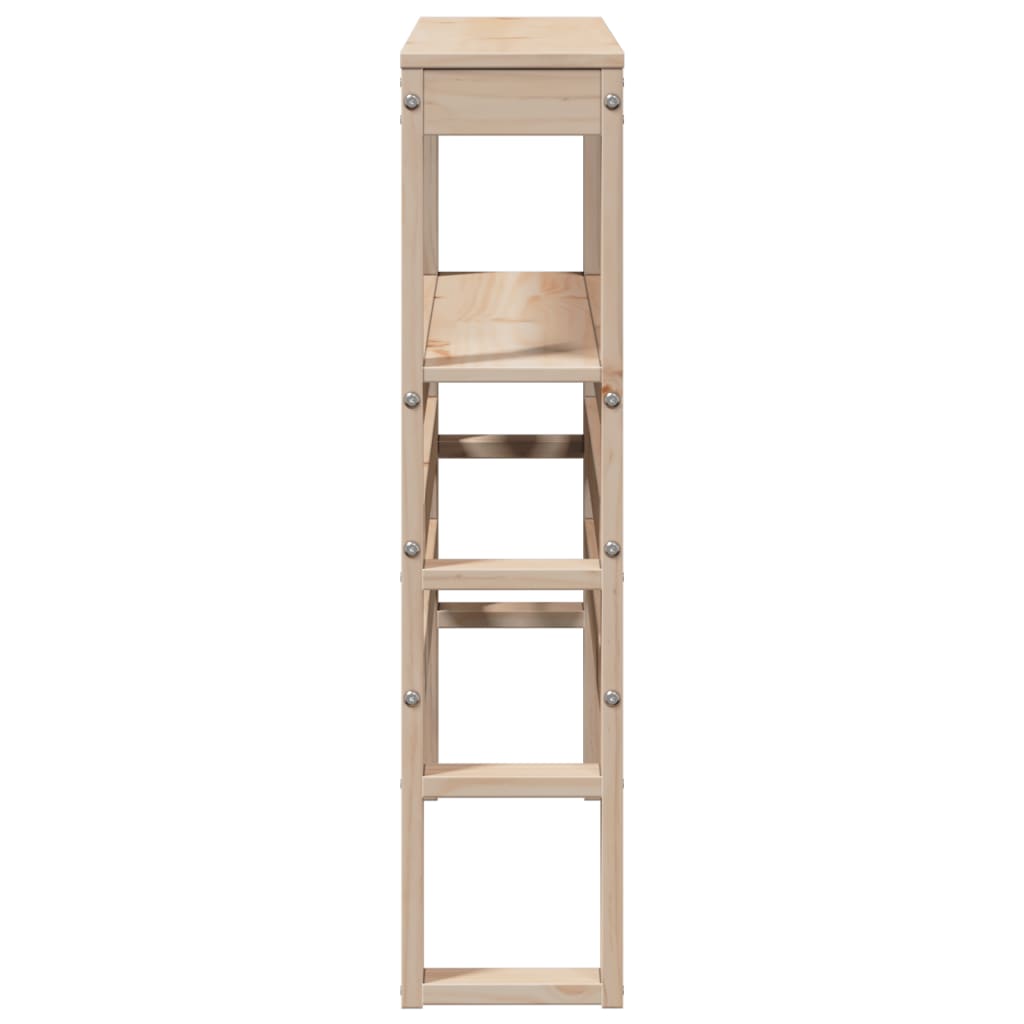 Hodegavl med hyller 75 cm heltre furu
