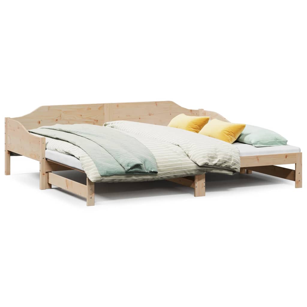 Uttrekkbar dagseng 90x190 cm heltre furu