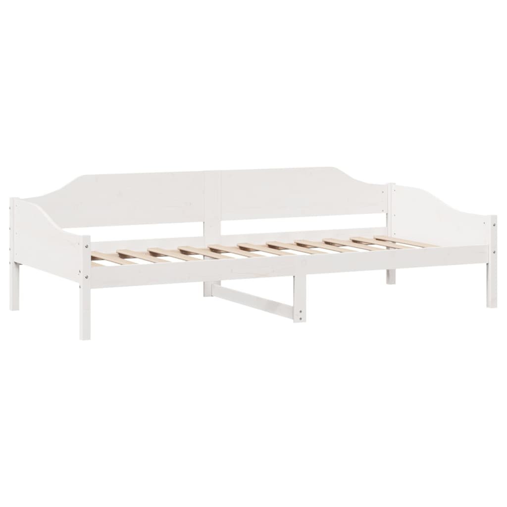 Sengeramme uten madrass hvit 80x200 cm heltre furu