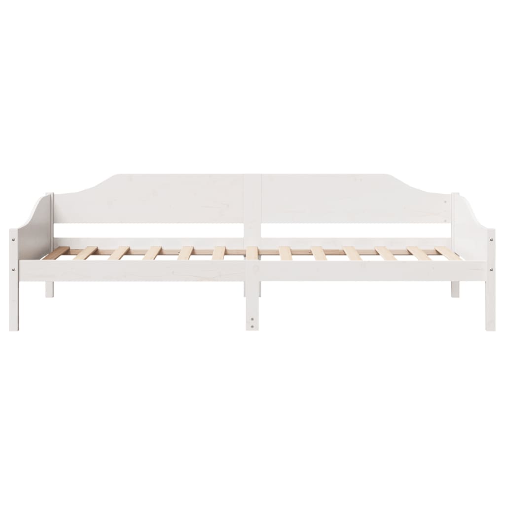 Sengeramme uten madrass hvit 90x190 cm heltre furu