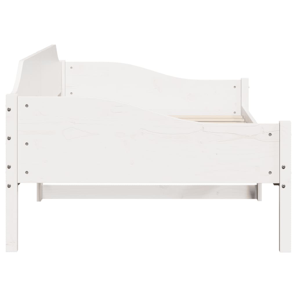 Sengeramme uten madrass hvit 90x190 cm heltre furu