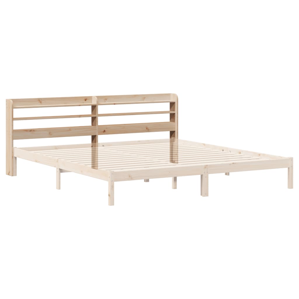 Hodegavl med hyller 180 cm heltre furu