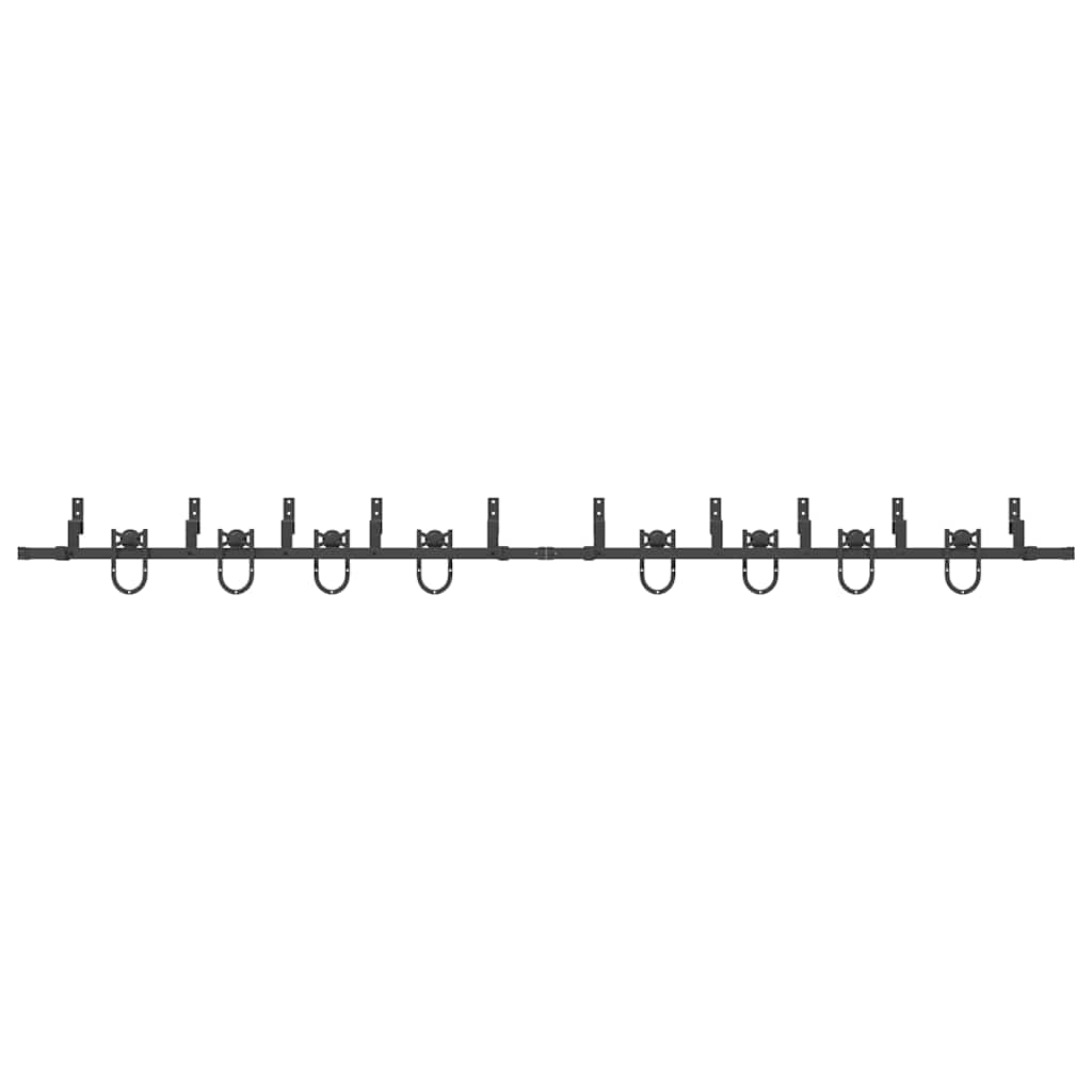 Utstyr for skyvedør 366 cm stål svart