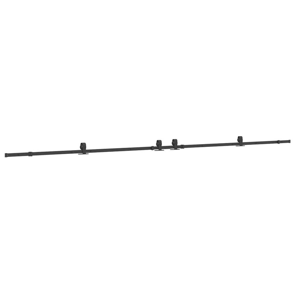 Utstyr for skyvedør 427 cm stål svart