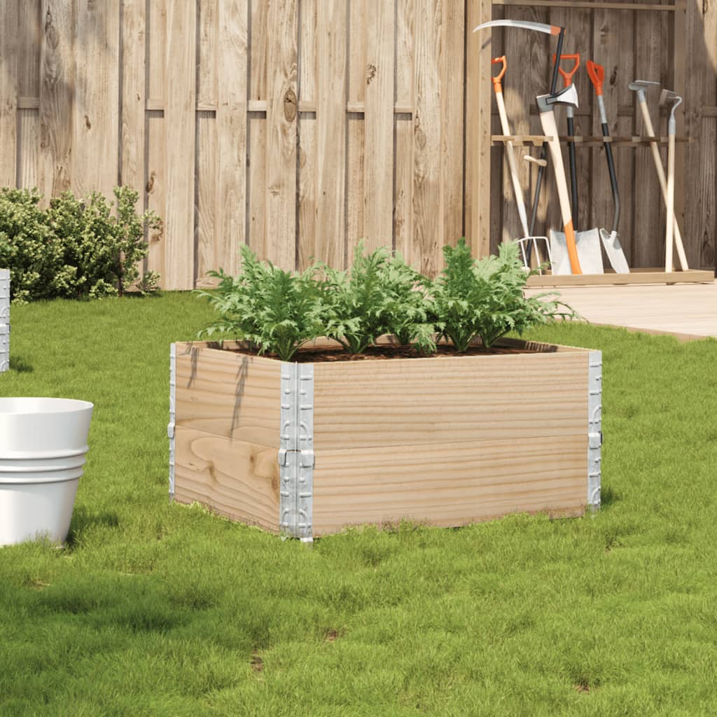 Plantekasse 80x60 cm heltre furu