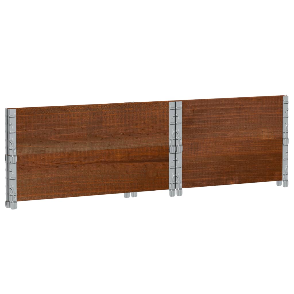 Plantekasse brun 80x60 cm heltre furu