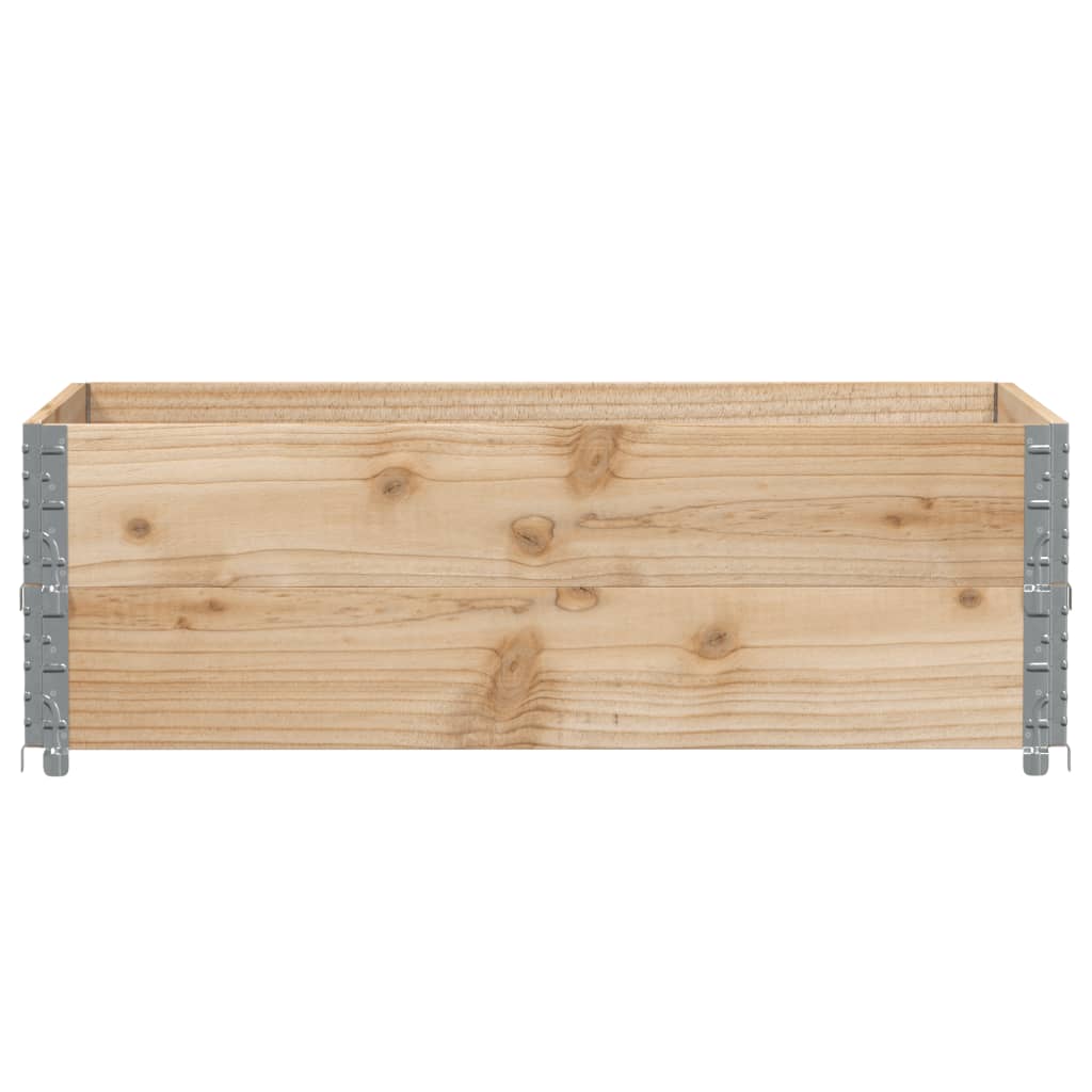 Plantekasse 120x80 cm heltre furu vidaXL