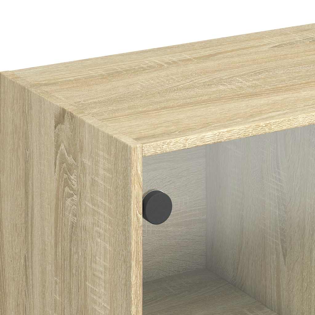 Skjenk sonoma eik 102x37x75,5 cm konstruert tre vidaXL