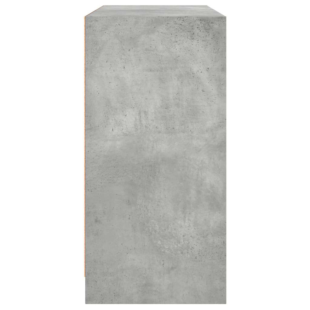 Skjenk betonggrå 102x37x75,5 cm konstruert tre