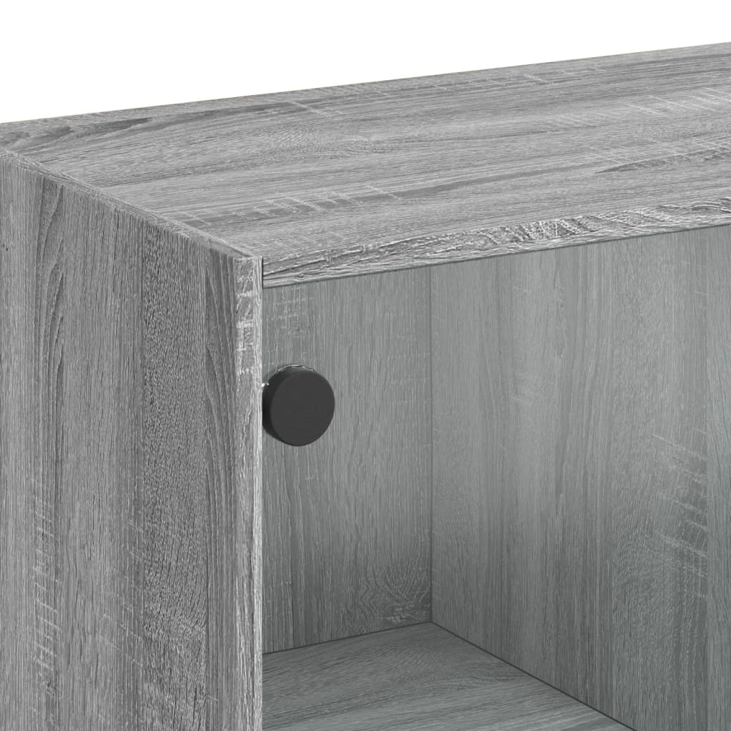 Skjenk grå sonoma 102x37x75,5 cm konstruert tre