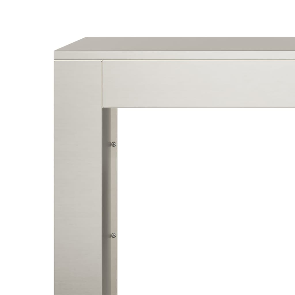 Vedstativ 60x40x60 cm oksidert stål