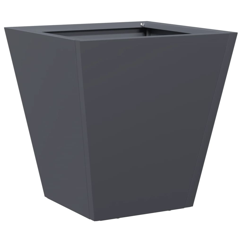 Plantekasse antrasitt 30x30x30 cm stål