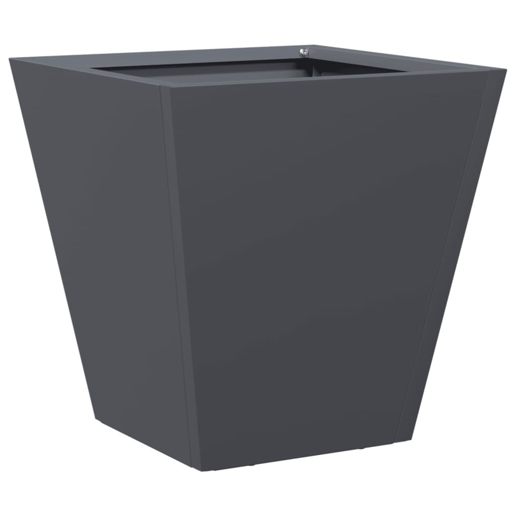 Plantekasse antrasitt 30x30x30 cm stål
