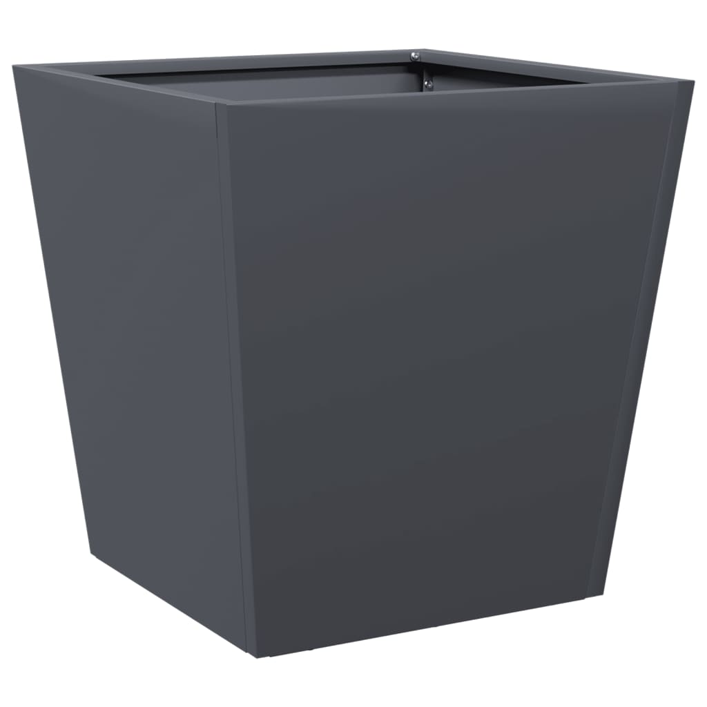 Plantekasse antrasitt 40x40x40 cm stål