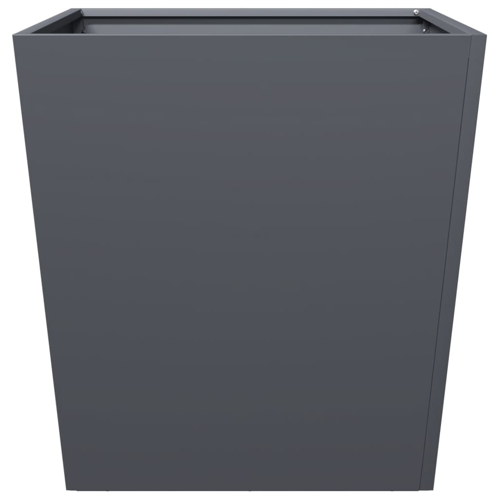 Plantekasse antrasitt 50x50x50 cm cortenstål