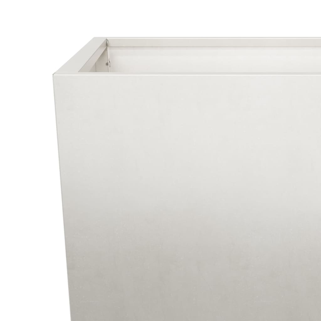 Plantekasse 35x35x75 cm rustfritt stål