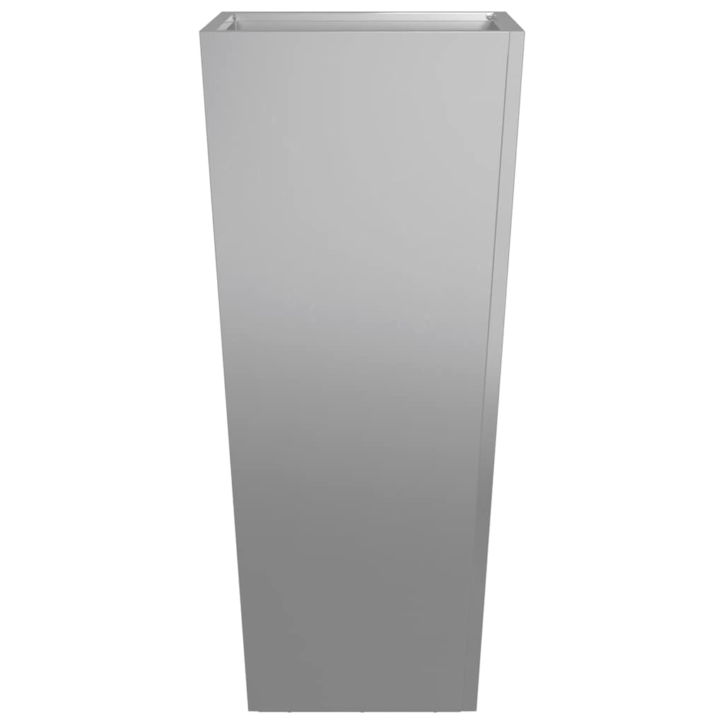 Plantekasse 35x35x75 cm galvanisert stål