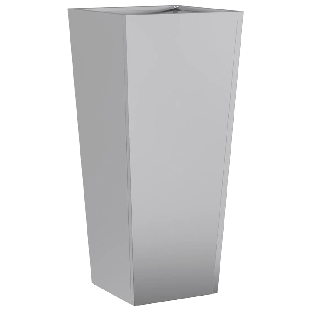Plantekasse 35x35x75 cm galvanisert stål