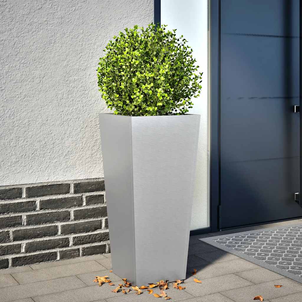 Plantekasse 35x35x75 cm galvanisert stål