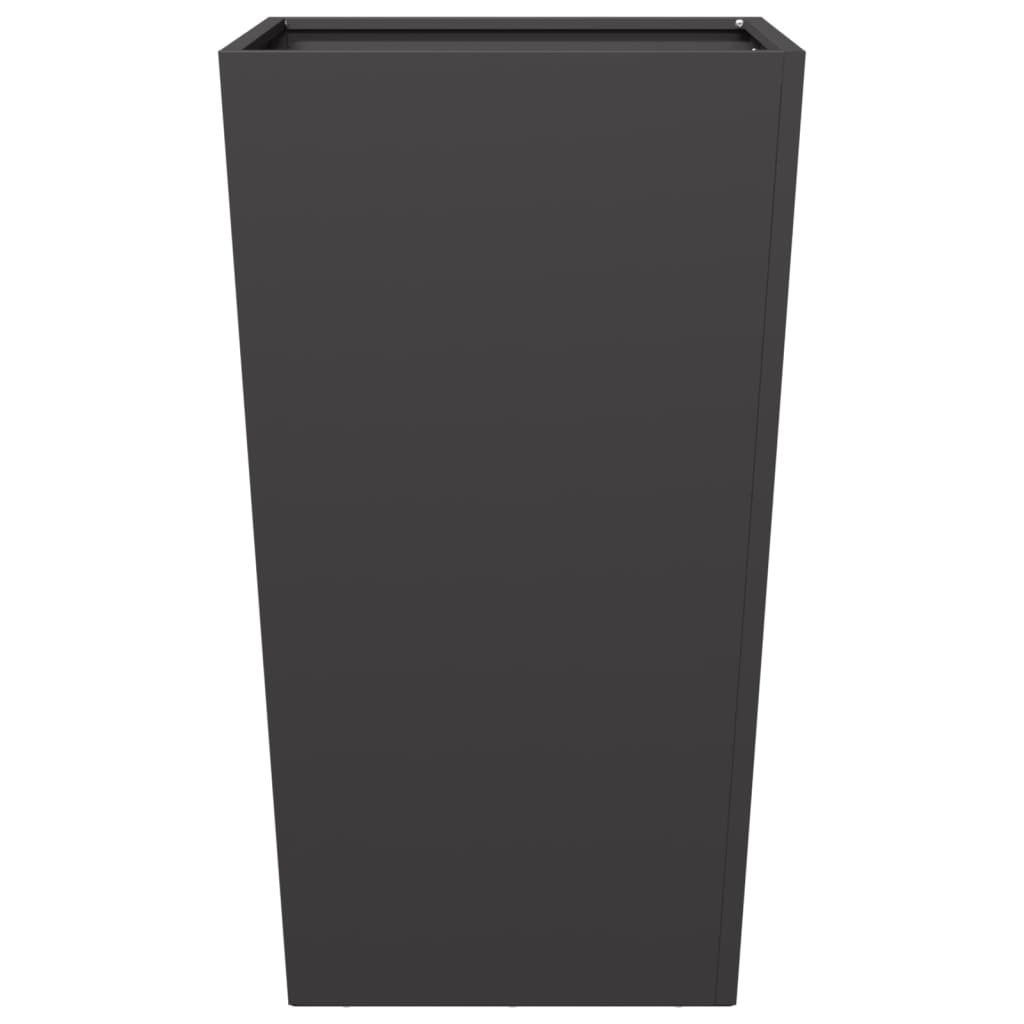 Plantekasse svart 45x45x75 cm stål