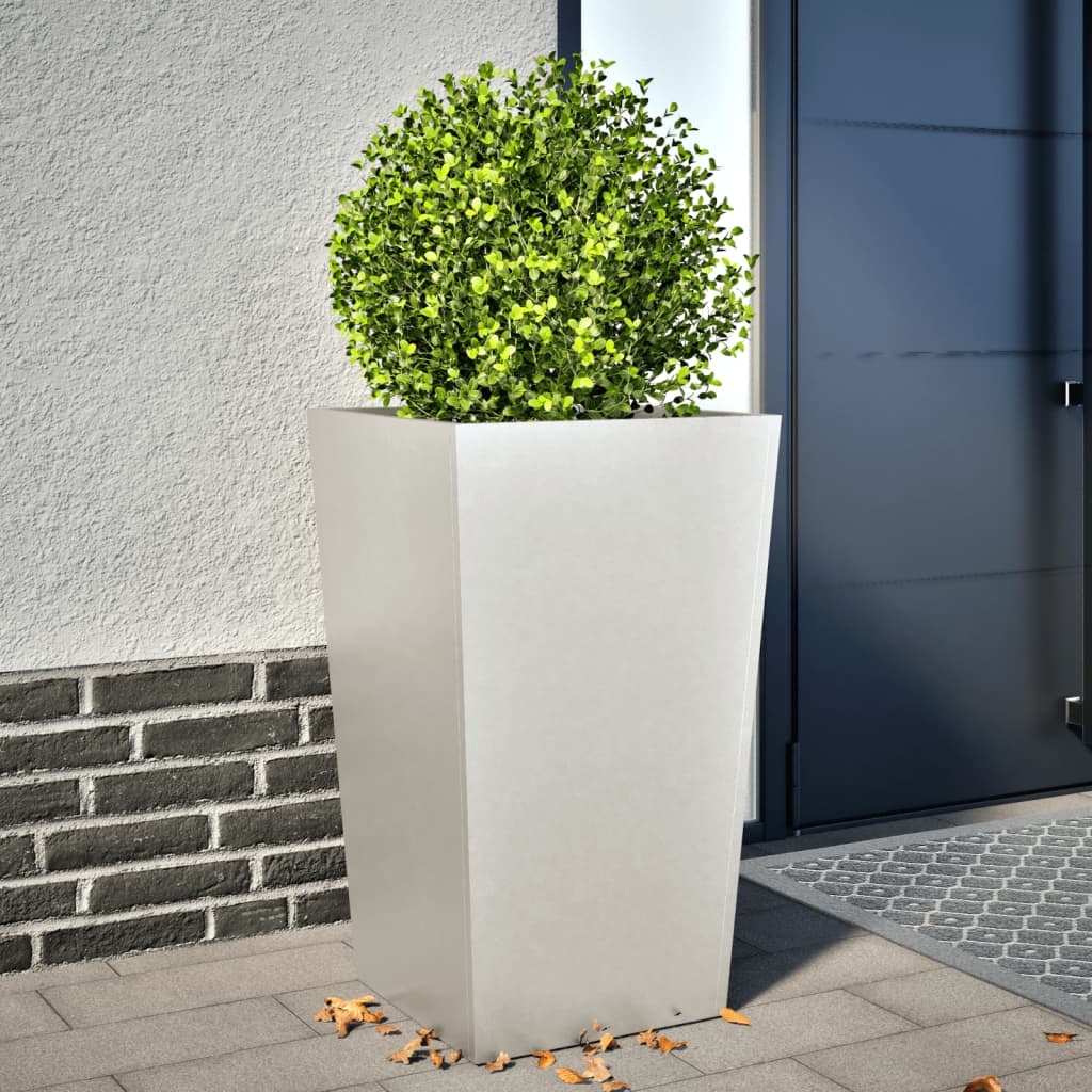 Plantekasse 45x45x75 cm rustfritt stål